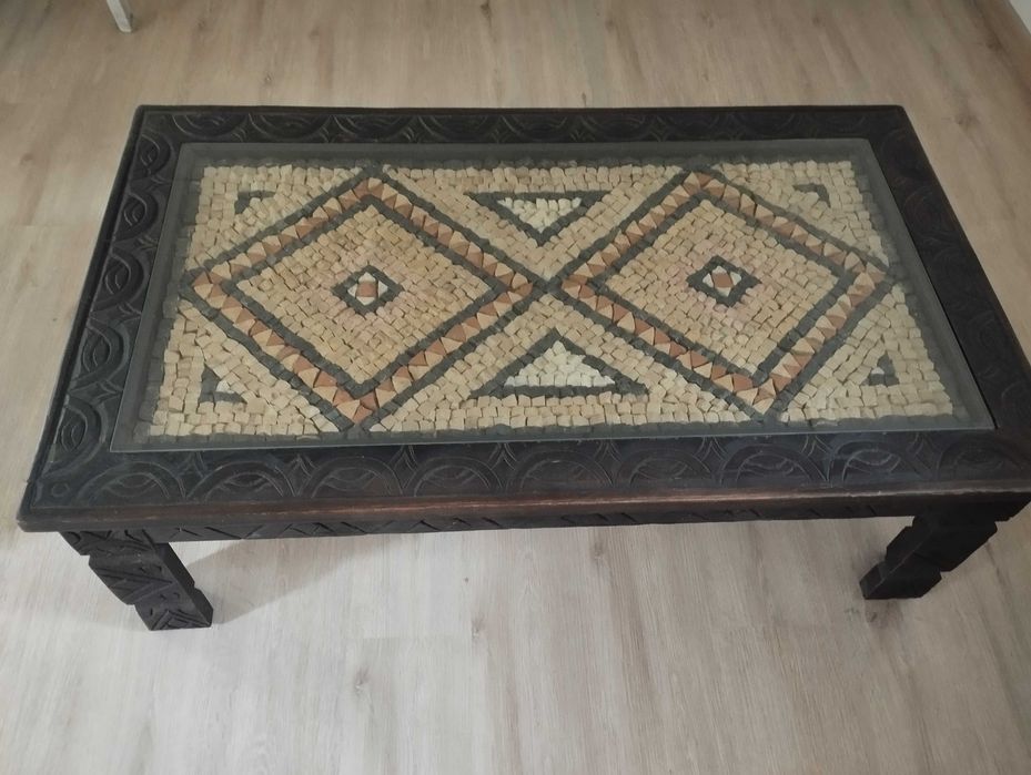 Mesa de centro madeira maciça