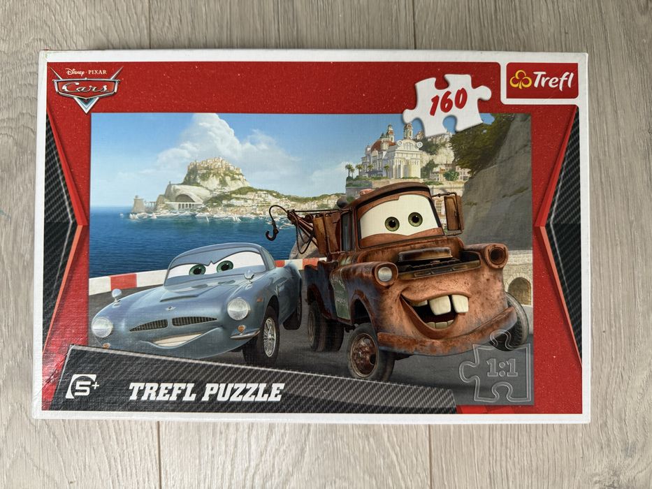 Puzzle Zygzak McQueen 160 elementów kompletne