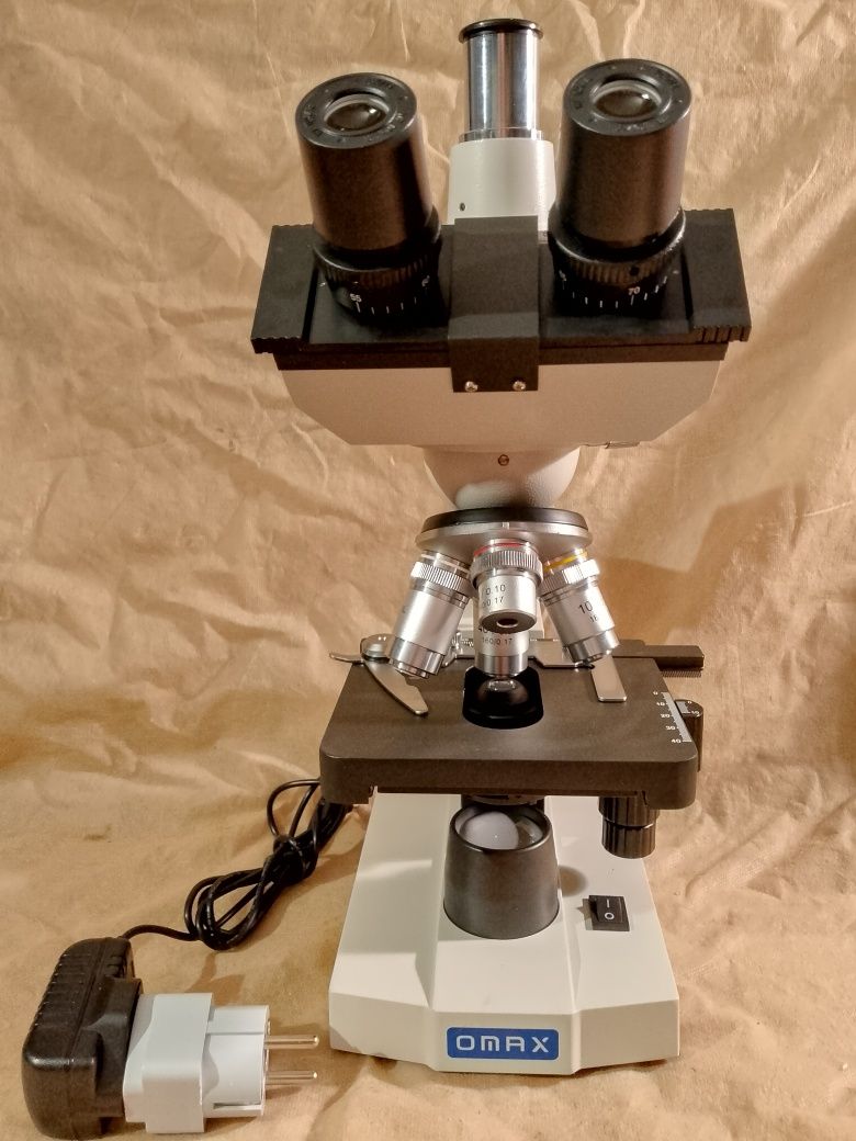 Mikroskop Trinokular biol. 1000x LED Foto pzo trino studar zeiss delta