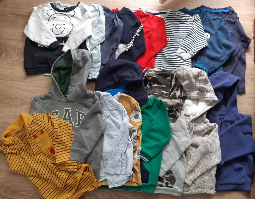 Ubranka dla chłopca 92 bluzy koszule