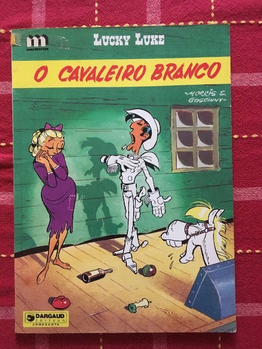 Livvro da coleção Lucky Luke - O Cavaleiro Branco