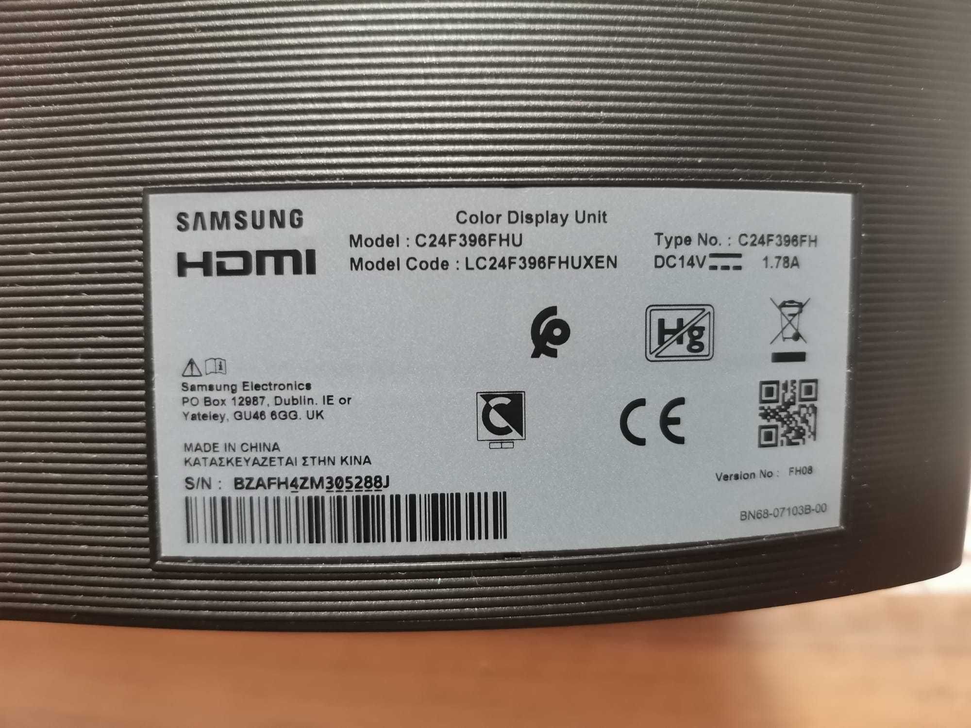 Monitor Samsung C24F396FHU