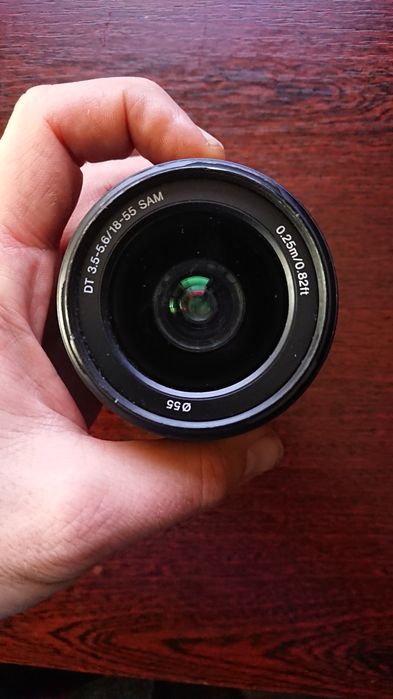 Фотооб'єктив Б/У Sony DT 18-55 mm f/3.5-5.6 (SAL-1855)