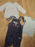 Super komplet/zestaw Marks& Spencer. r.68. 3-6 m-cy