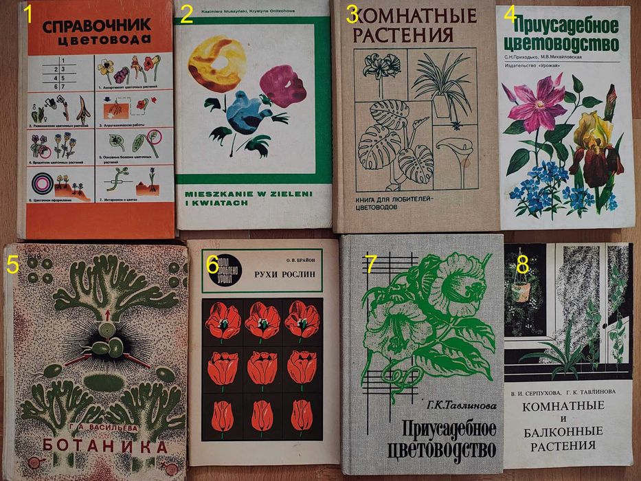 Книги/книга/цветоводство/квітникарство/
