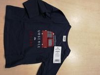 Bluzeczka, t-shirt,  tape a' l'oeil, nowa, 68