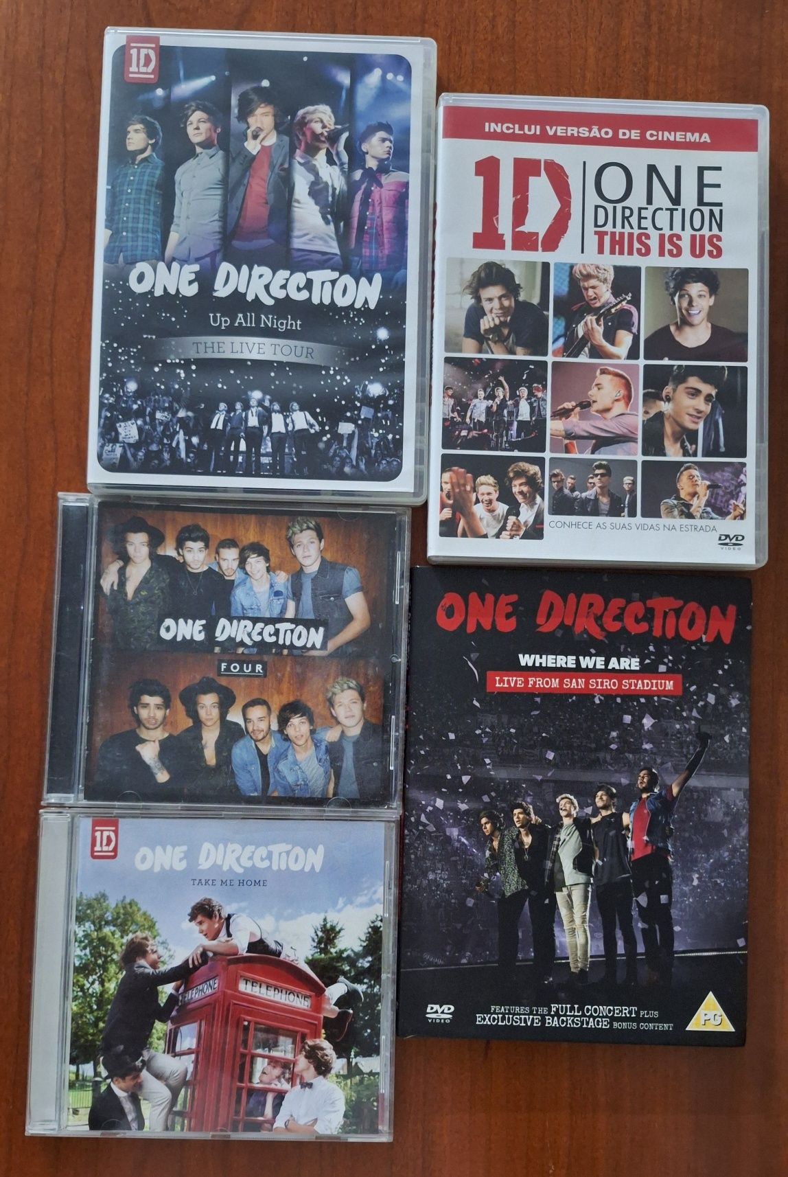 CD`s e DVD`s One Direction
