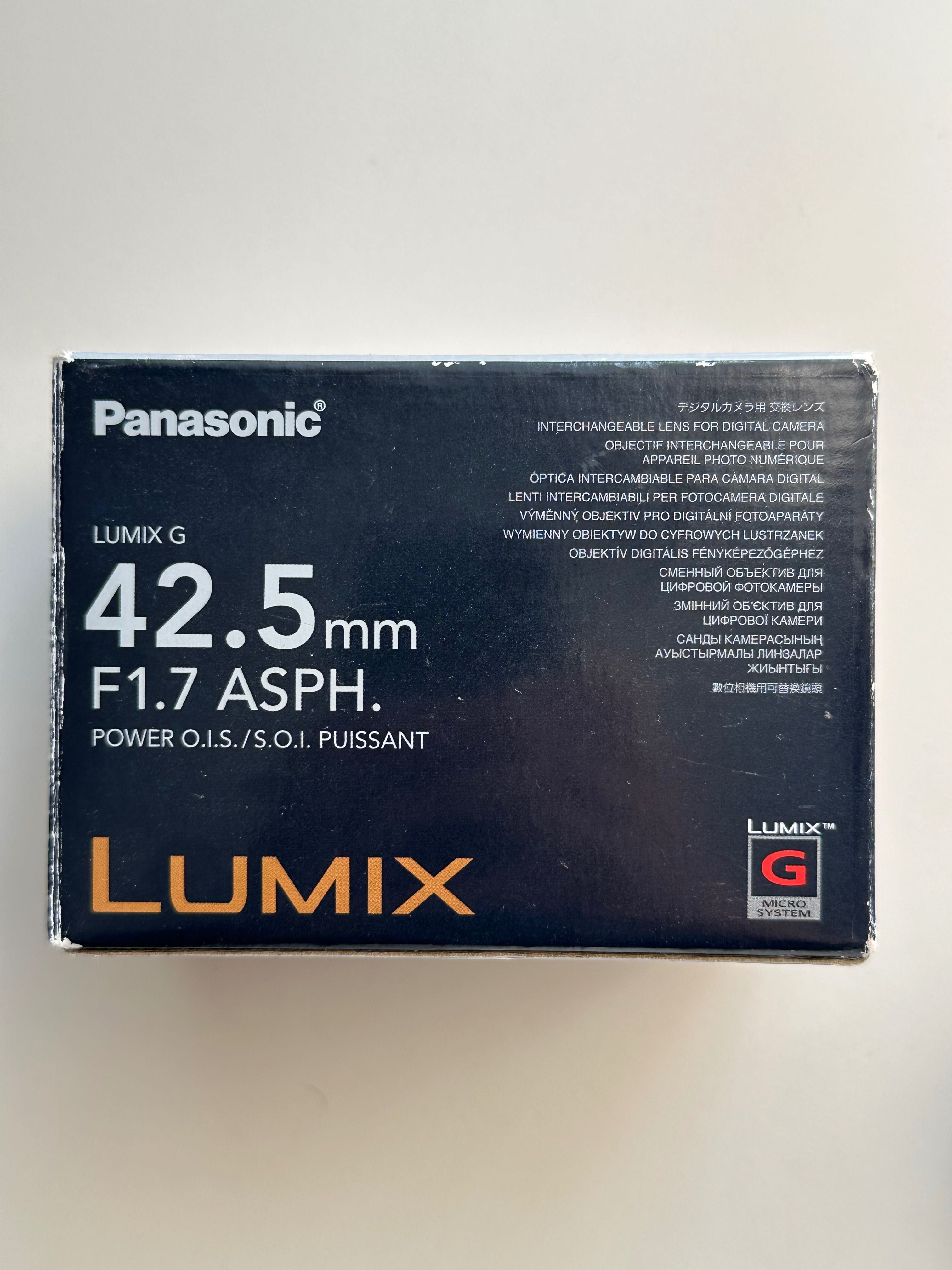 Об’єктив Panasonic Lumix 42.5 f/1.7