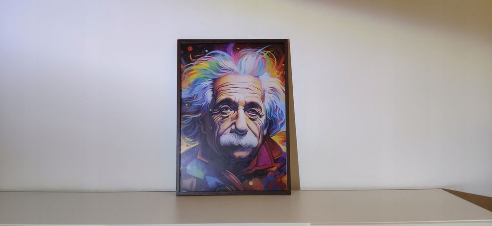 Piękne Umysły - Einstein v1 plakat A3 (29,7 x 42cm)