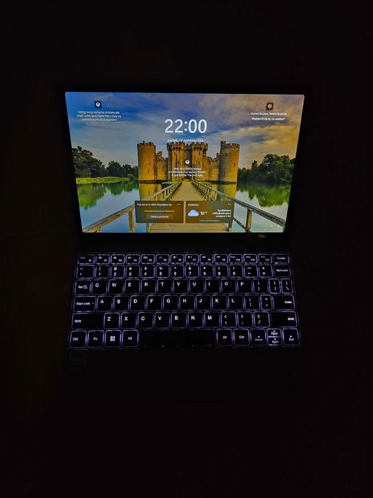 CHUWI MiniBook X2023, Laptop 3w1 dotyk 10.51" Win11, 12GB ram, 512GB,
