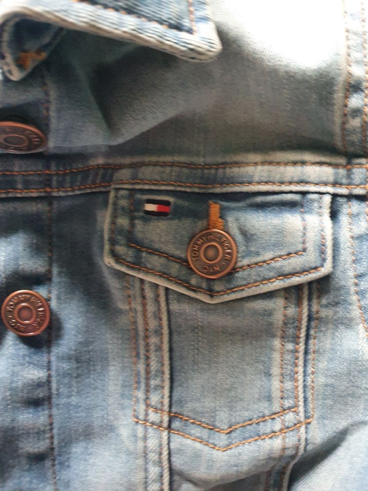 Kurtka jeansowa Tommy Hilfiger 152 damskie XXS UK4