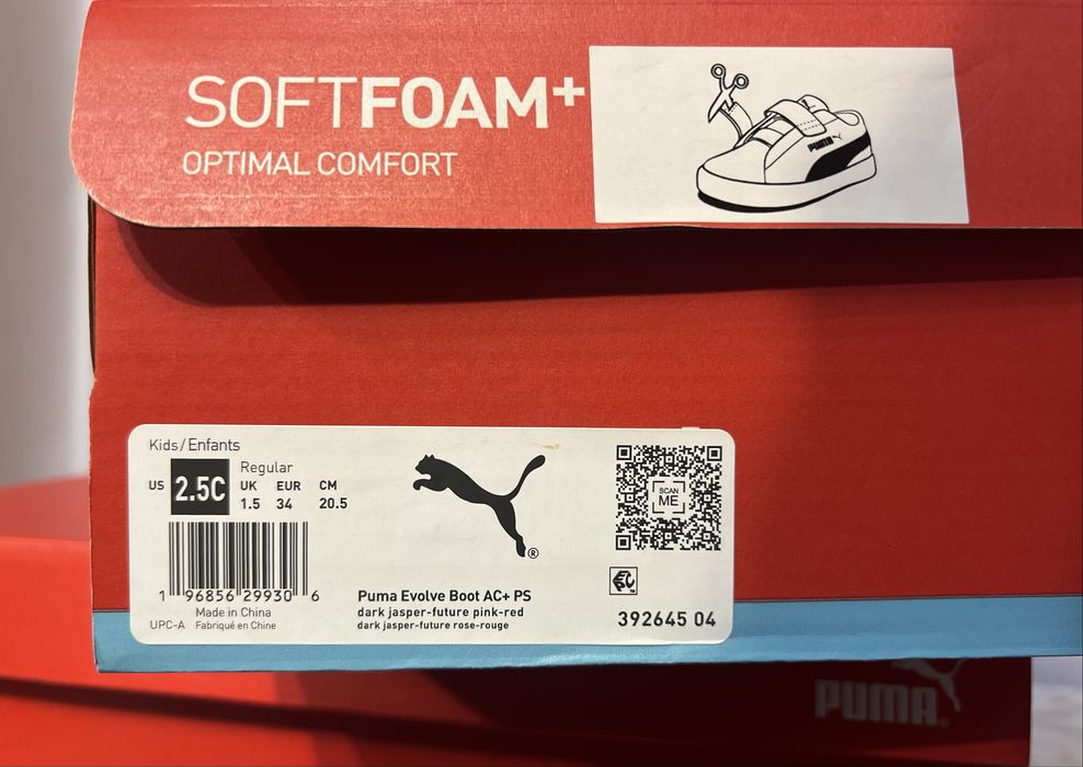 Puma дитячі зимові чоботи puma 34 розмір чоботи