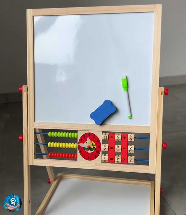 Дитячий мольберт для малювання та розвитку магнитная доска
