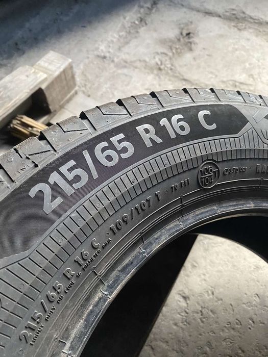 215.65.16c Continental 1шт лето БУ склад шины резина из Европы 65 R16с