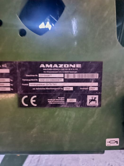 Продається розкидач мінеральних добрив AMAZONE ZG - TS 7501 Profis