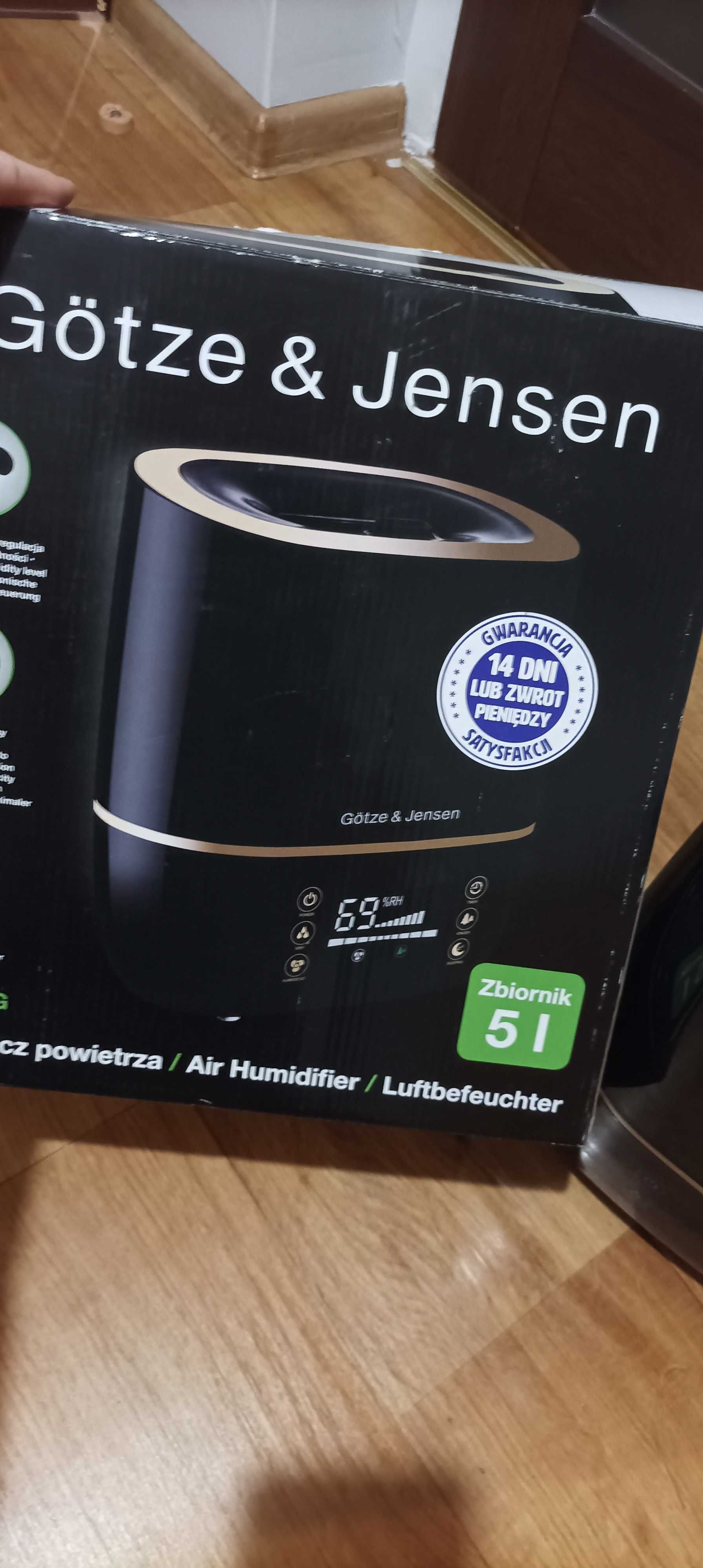 Nawilżacz GOTZE & JENSEN AH201KG ultradźwiękowy pojemność 5L jonizacja