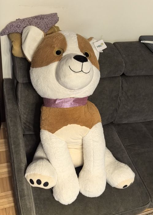 Duży pies pluszak przytulanka maskotka