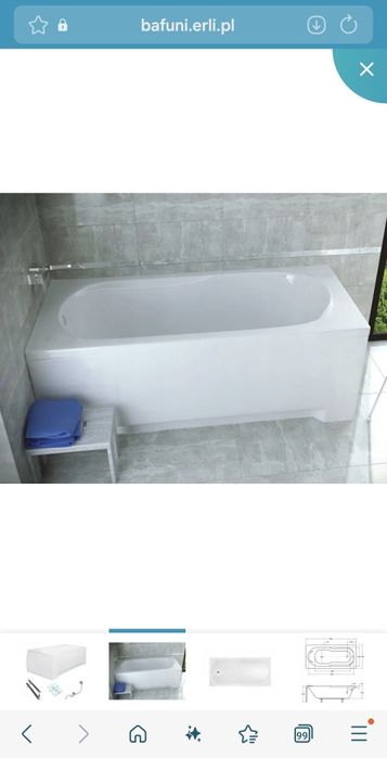 Wanna BESCO Bona 140x70 akrylowa