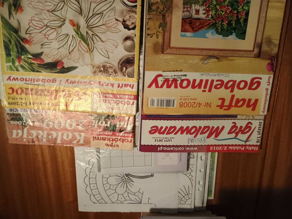 Hafty polskie - Kram z robótkami - zestaw 4 gazet + gratisy