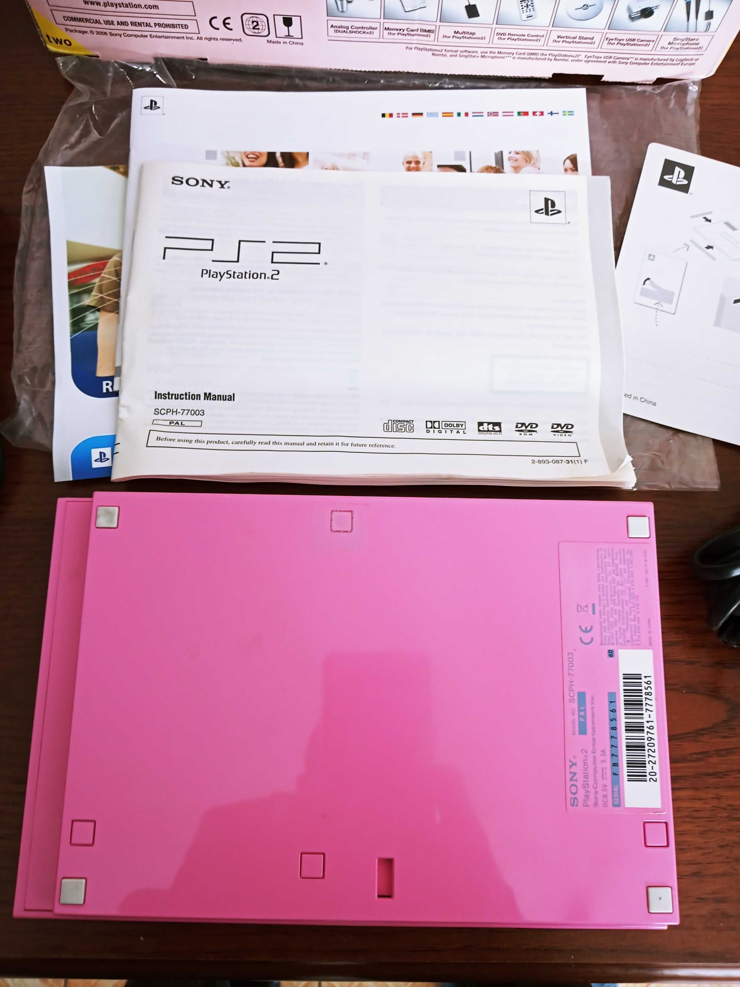 Playstation 2 pink unikat.