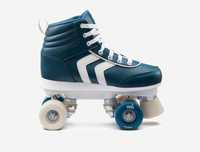 Patins de 4 rodas criança azul-verde tamanho 31