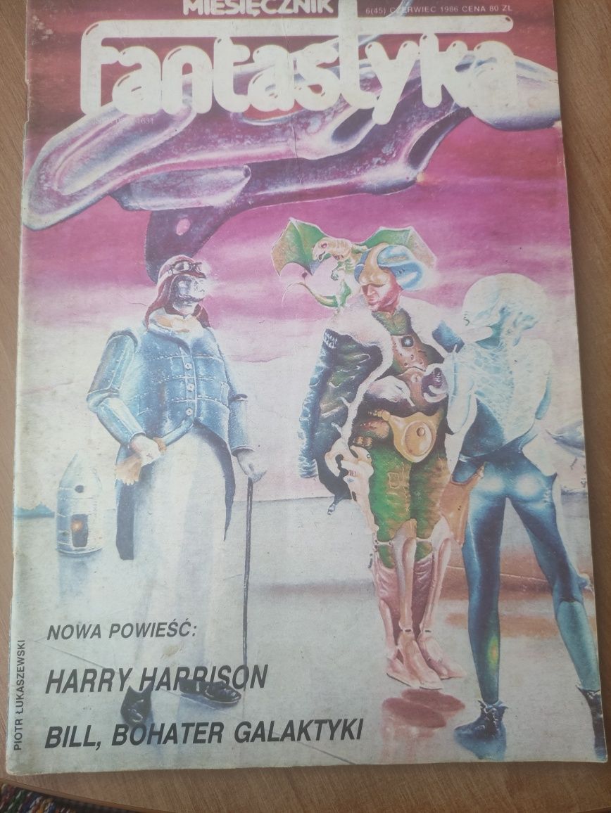 Miesięcznik,, Fantastyka " nr 6 czerwiec 1986