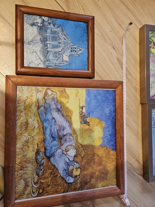 Dwa obrazy Van Gogha (reprodukcje)