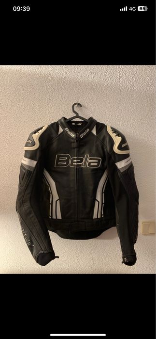 Casaco mota BELA pele