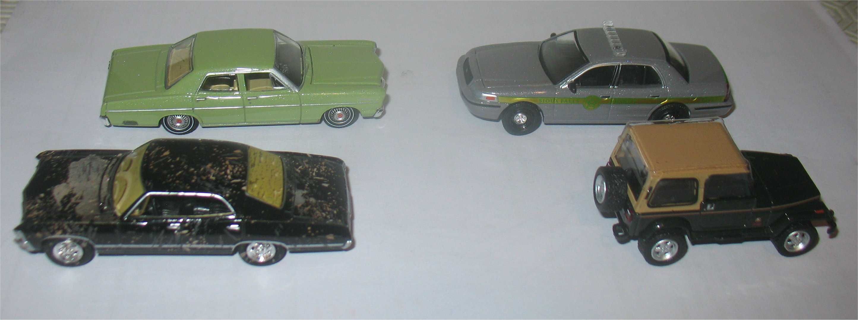 Greenlight - Supernatural - Four-Car Collector's Set - Limited Edition