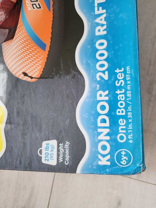 надувная лодка Bestway 61142 NE Kondor 2000 Raft 185*97 2-х камерная