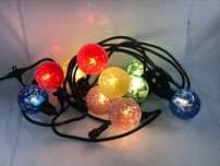 Lampki Kolorowe Kule Girlanda 10 led 5m