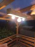 Lampa z bala rustykalna