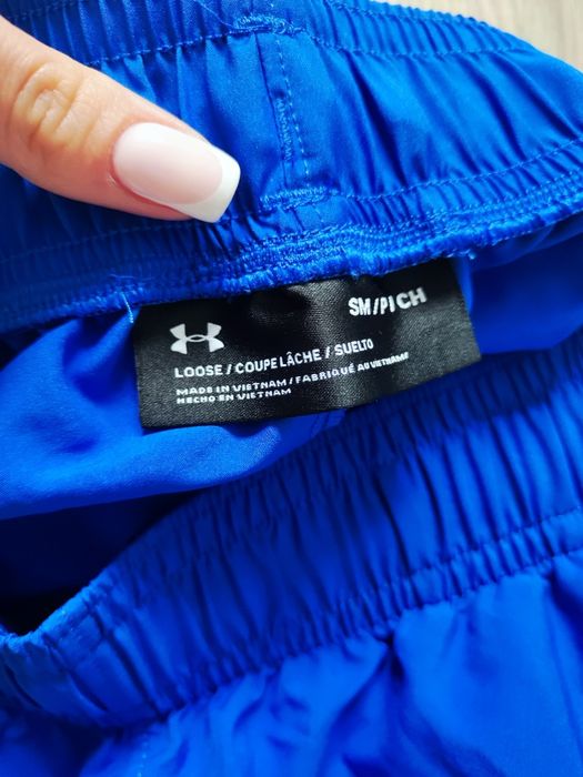 Granatowe spodenki sportowe męskie Under Armour