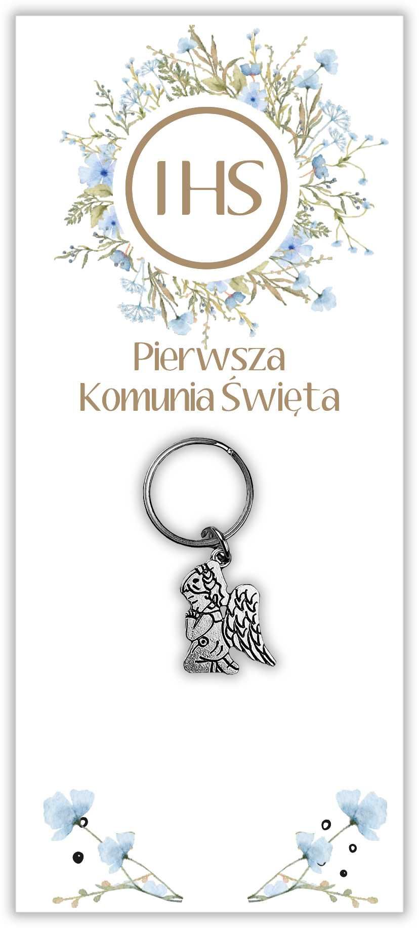 Podziękowania dla gości KOMUNIA ANIOŁEK BRELOK