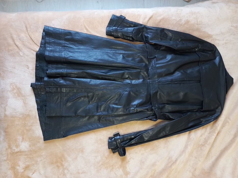 Плащ шкіряний чоловічий