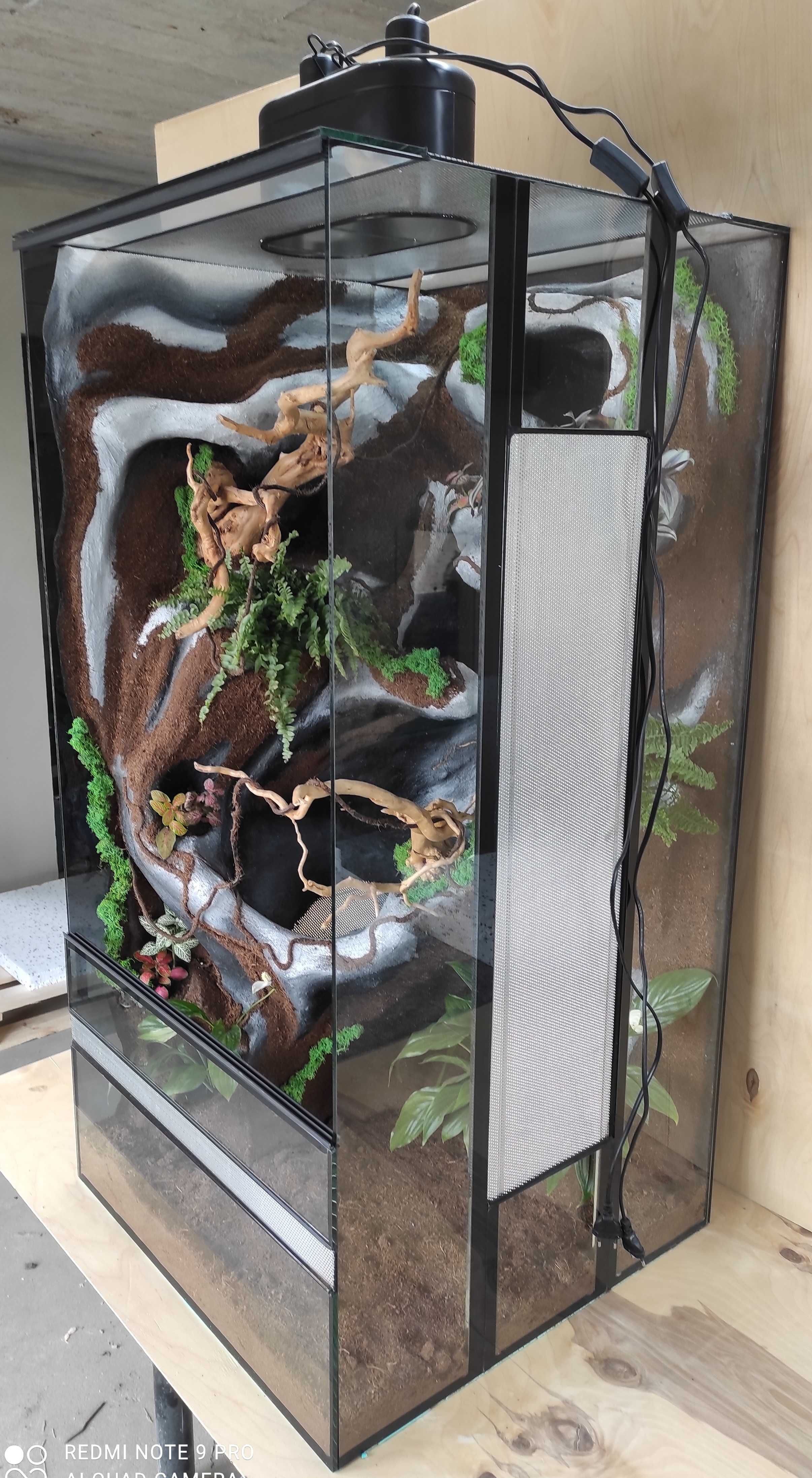 Terrarium dla kameleona z wodospadem naturalne, TW10KW, AquaWaves