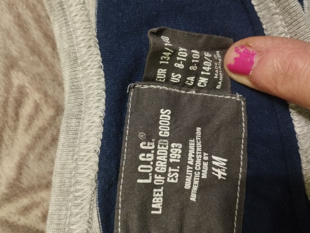 H&M podkoszulek chłopięcy 134/140 8/10 lat