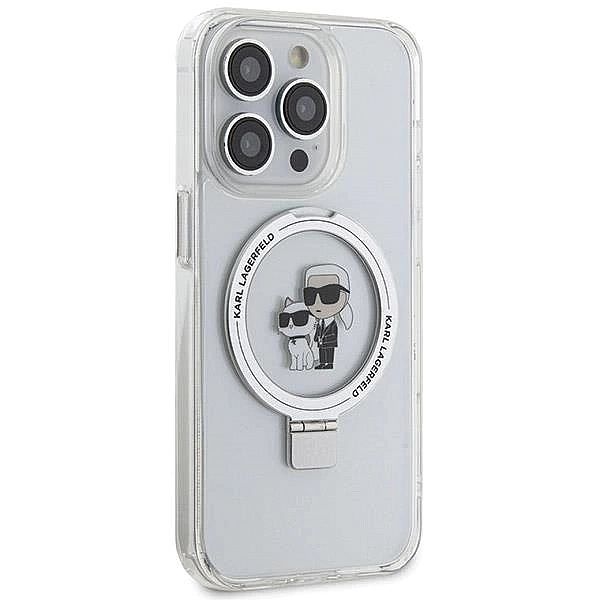 Etui Karl Lagerfeld Ring Stand Karl&Choupettte MagSafe na iPhone 13 Pr