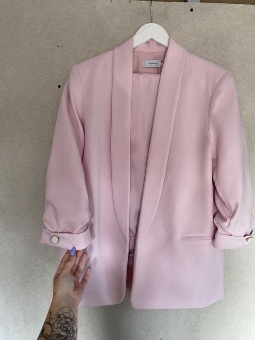 Garnitur damski reserved XL pudrowy róż