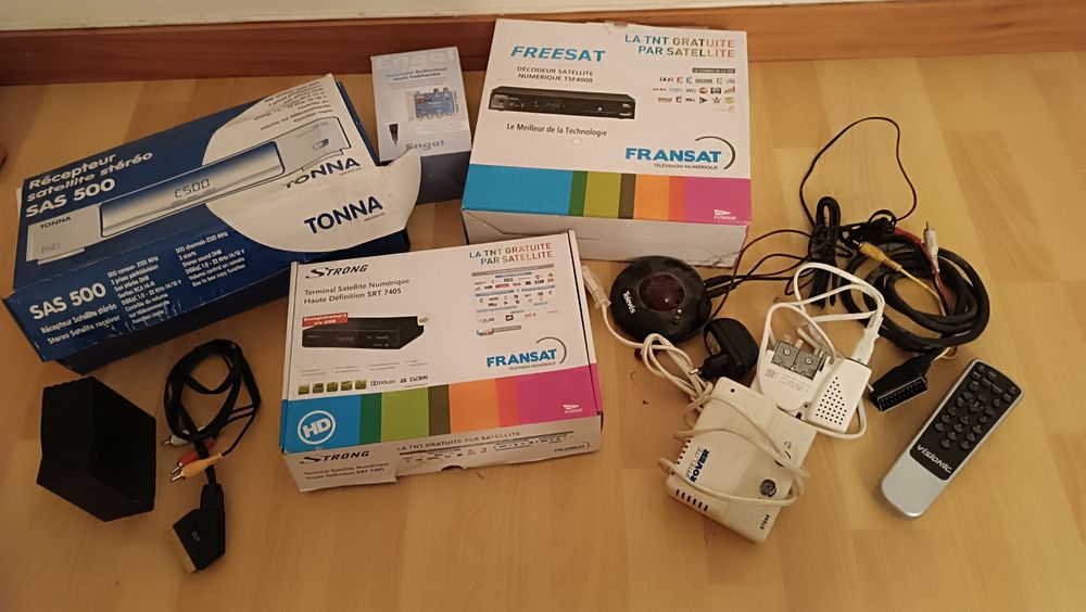 Kit Receptores Satélite e acessorios