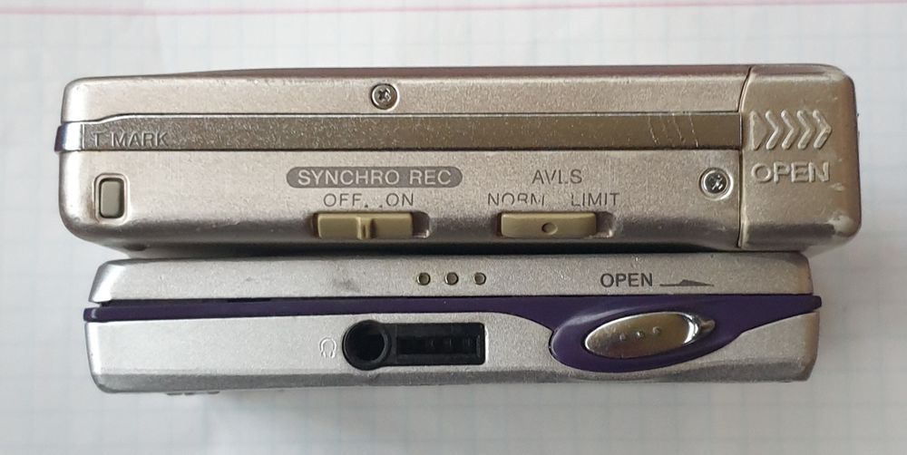 Мiнідіск рекордер SONY MZ-R55 minidisc  плеєр SONY MZ-E707 /MZ-E44/45