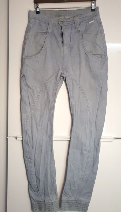 Humor jeansy męskie baggy joggery r. 30 niebieskie obniżony krok