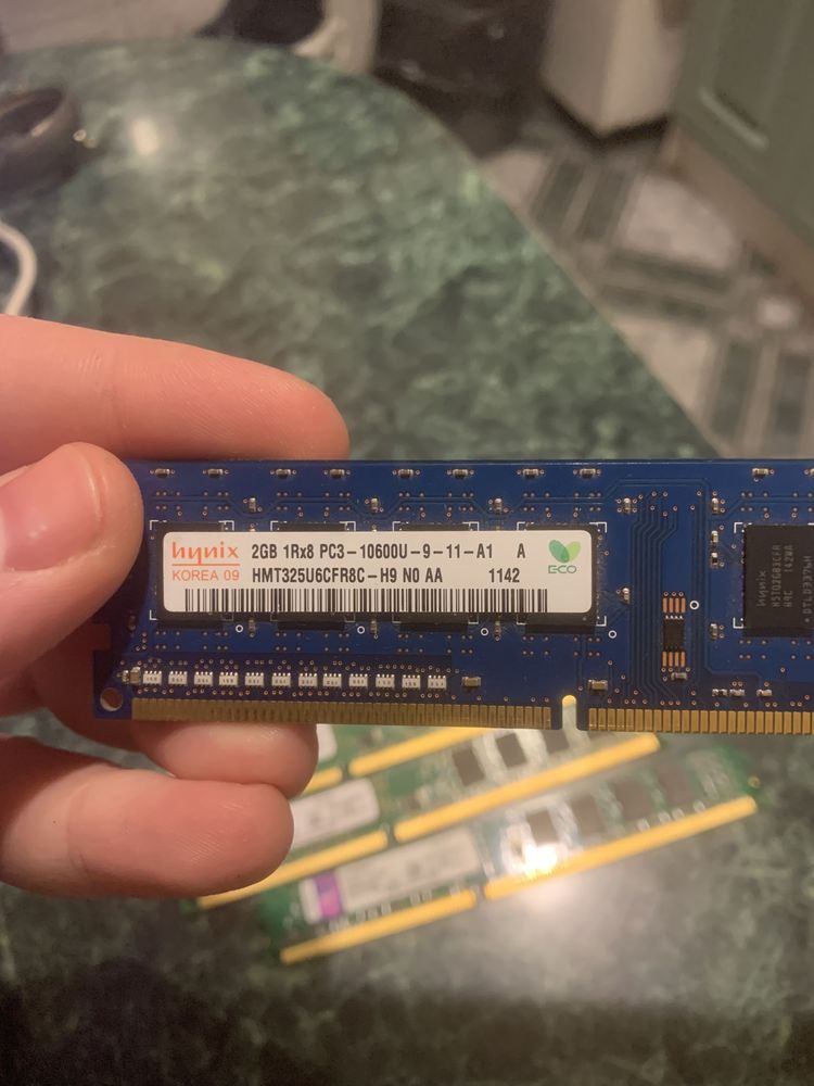 Оперативна пам’ять 2GB Ddr3, RAM, 1333Mhz, 4x2GB, Kingston, Hunix