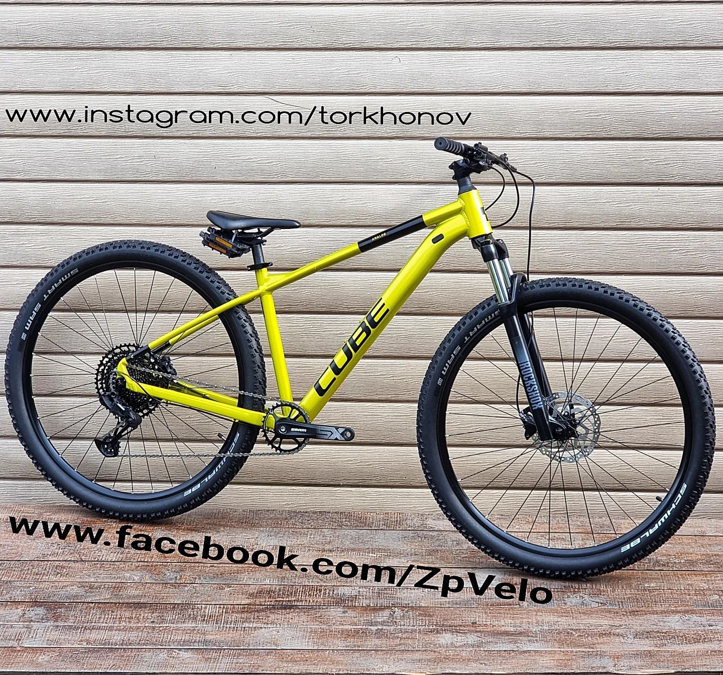 29 CUBE ANALOG Вилка RockShox SRAM SX 1X12 Disc Гідравлика Розмір M XL