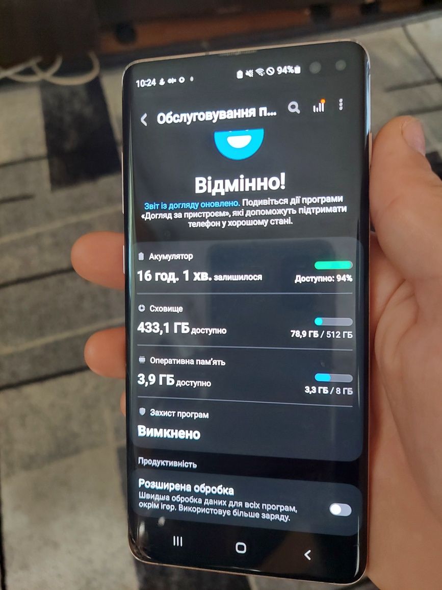 Samsung galaxy S10 plus 8/512 duos