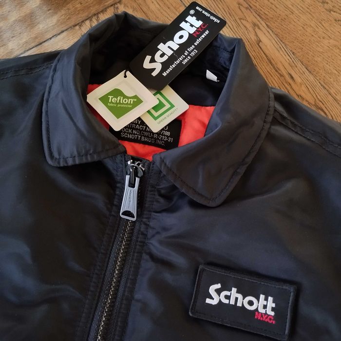 Мужская куртка бомбер Schott NYC