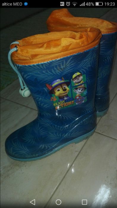 Botas da Patrulha Pata