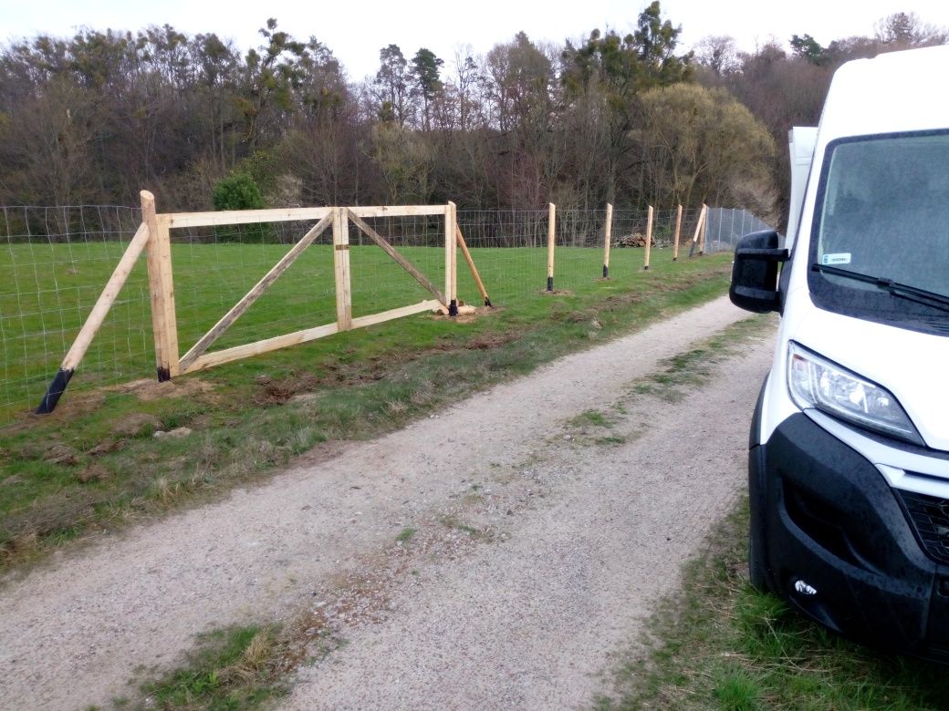 Ogrodzenie Budowlane Tymczasowe Kolbudy siatka leśna już 17 zl. za mb