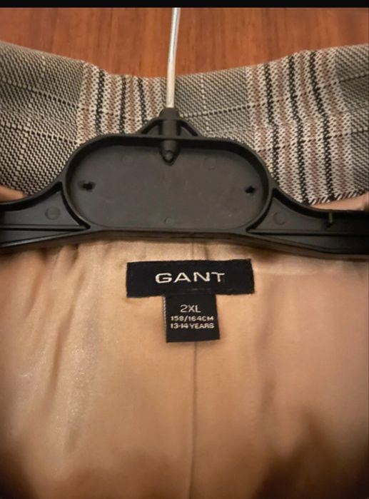 Gabardine Gant com estampado de xadrex super tendência