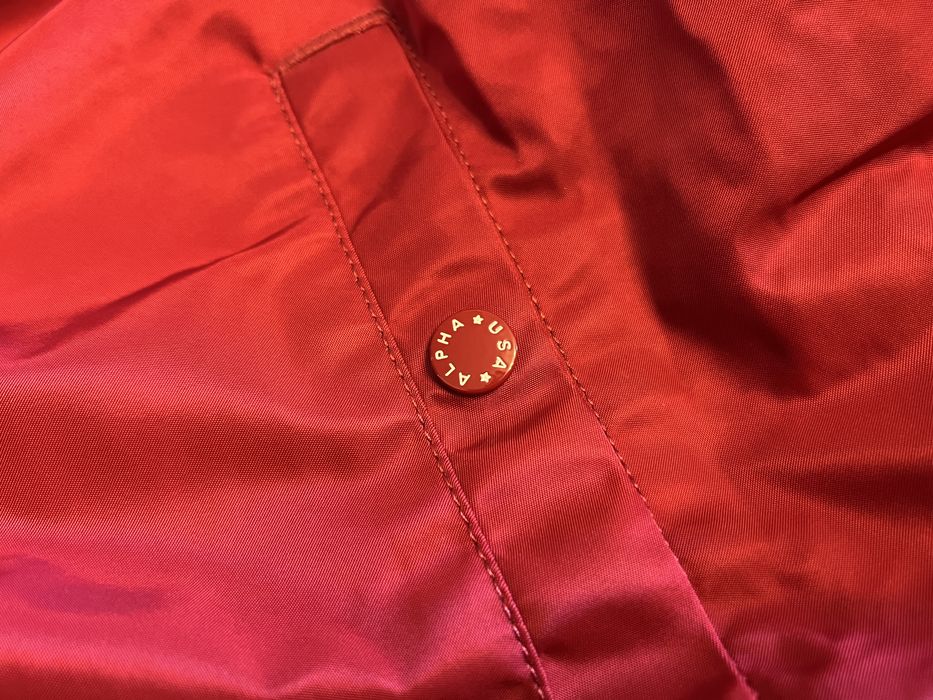 Kurtka ALPHA INDUSTRIES bomberka OVERSIZED unikatowa